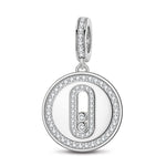 Urban Chic Tarnish-resistant Silver Dangle Charms In White Gold Plated