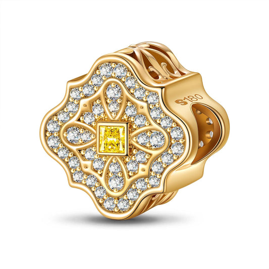 gon- Exquisite Grace Tarnish-resistant Silver Charms In 14K Gold Plated
