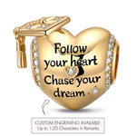 Chase Dreams Tarnish-resistant Silver Charms In 14K Gold Plated