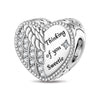 Angelic Love Tarnish-resistant Silver Charms In White Gold Plated