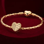 Angelic Love Tarnish-resistant Silver Charms In 14K Gold Plated