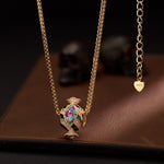 Rainbow Candy Tarnish-resistant Silver Charms With Enamel In 14K Gold Plated