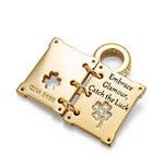 Catch the Luck Tarnish-resistant Silver Dangle Charms In 14K Gold Plated