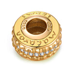 Luscious Macaron Tarnish-resistant Silver Charms With Enamel In 14K Gold Plated