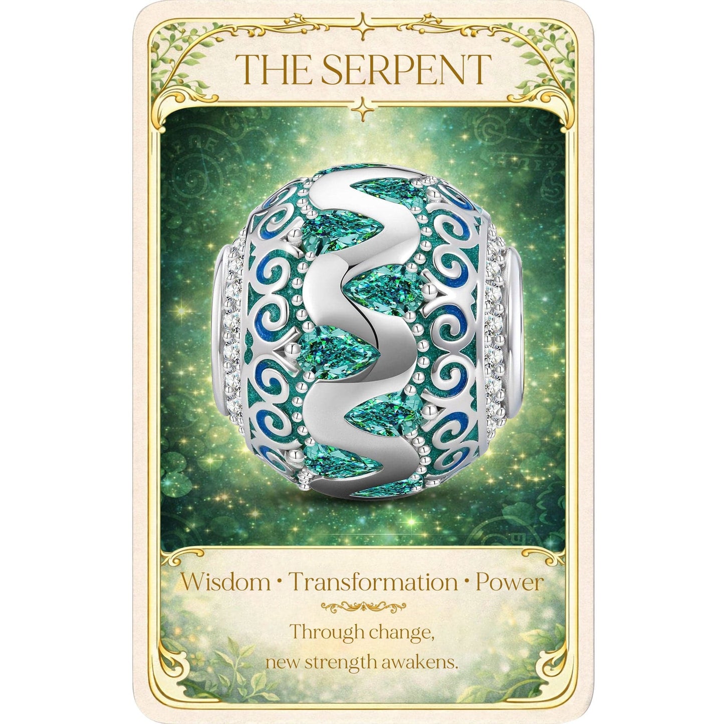 Dragon's Realm Tarnish-resistant Silver Charms With Enamel In White Gold Plated