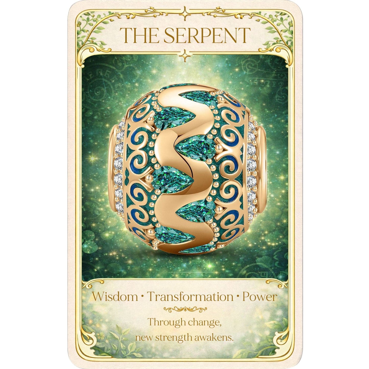 Dragon's Realm Tarnish-resistant Silver Charms With Enamel In 14K Gold Plated