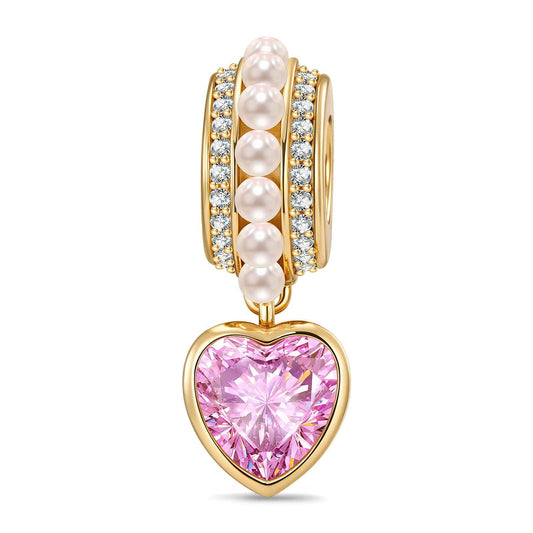 gona- Graceful Moments Tarnish-resistant Silver Dangle Charms In 14K Gold Plated