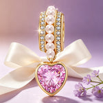Graceful Moments Tarnish-resistant Silver Dangle Charms In 14K Gold Plated