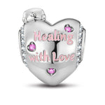 Cross of Healing Tarnish-resistant Silver Charms In White Gold Plated
