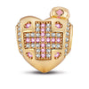 Cross of Healing Tarnish-resistant Silver Charms In 14K Gold Plated