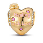 Cross of Healing Tarnish-resistant Silver Charms In 14K Gold Plated