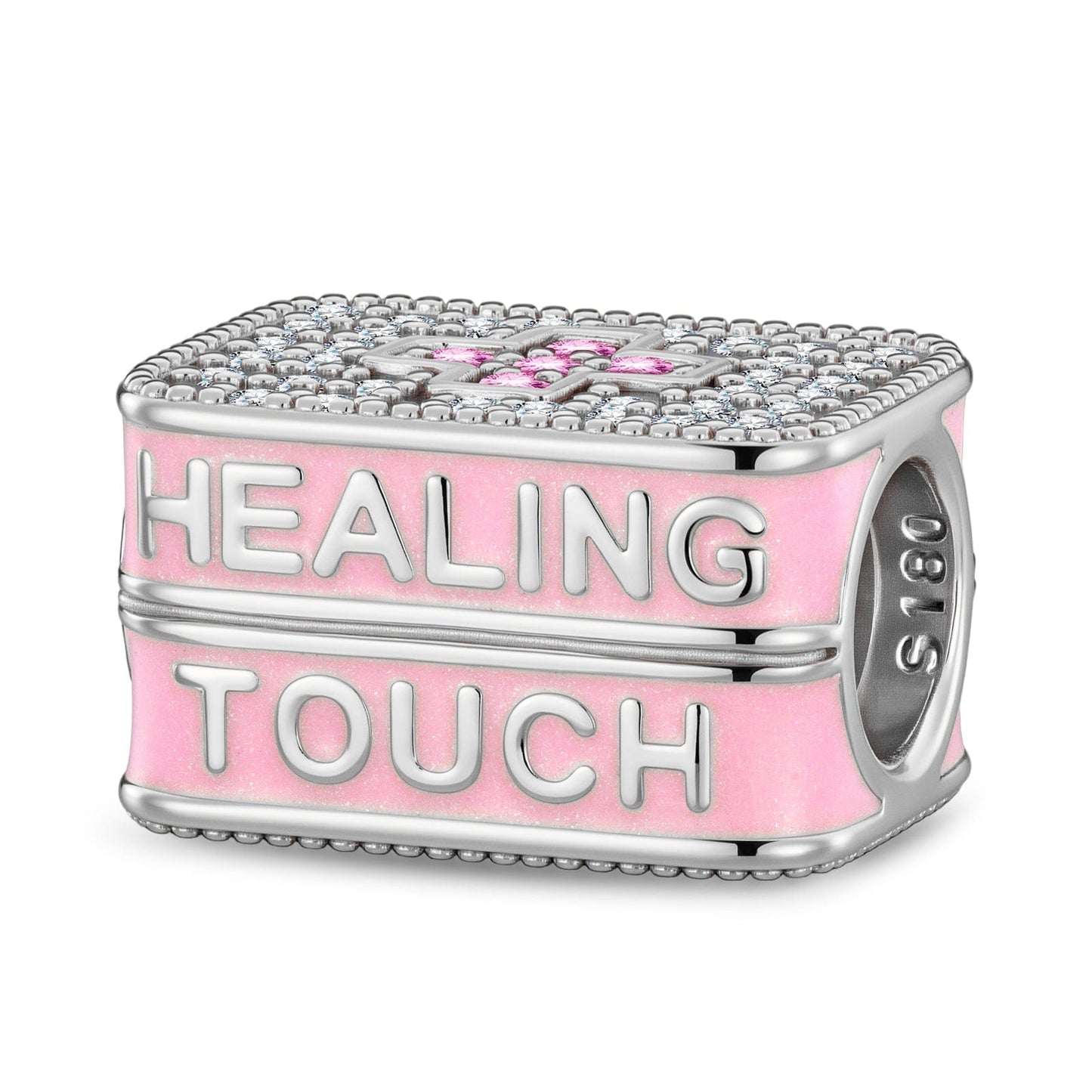 Boo-Boo Buddy Tarnish-resistant Silver Charms In White Gold Plated