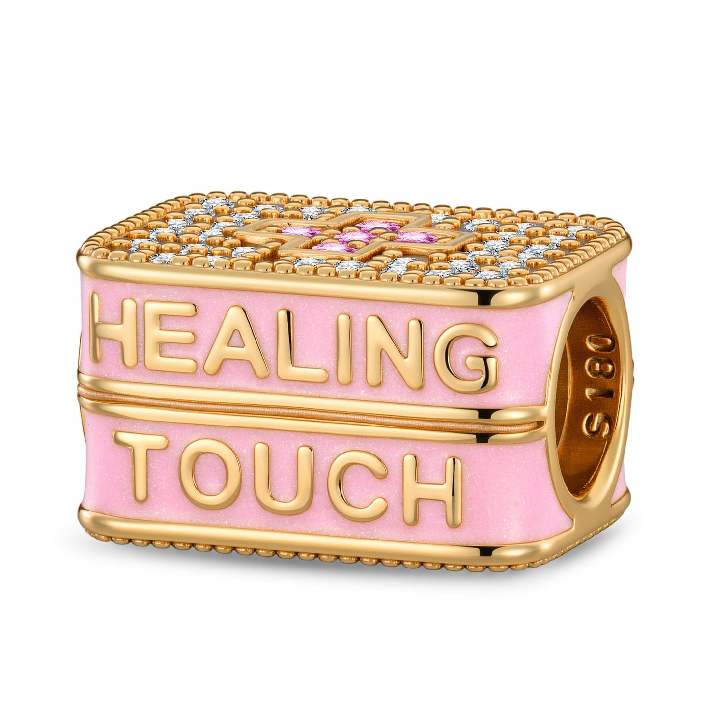 Boo-Boo Buddy Tarnish-resistant Silver Charms In 14K Gold Plated