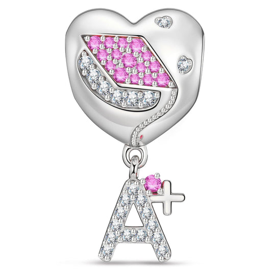 gona- Customizable Engraving Graduation Glory Tarnish-resistant Silver Dangle Charms In White Gold Plated