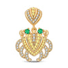 The Joy of Crabs Tarnish-resistant Silver Dangle Charms In 14K Gold Plated