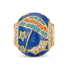 Coastal Relaxation Tarnish-resistant Silver Charms With Enamel In 14K Gold Plated