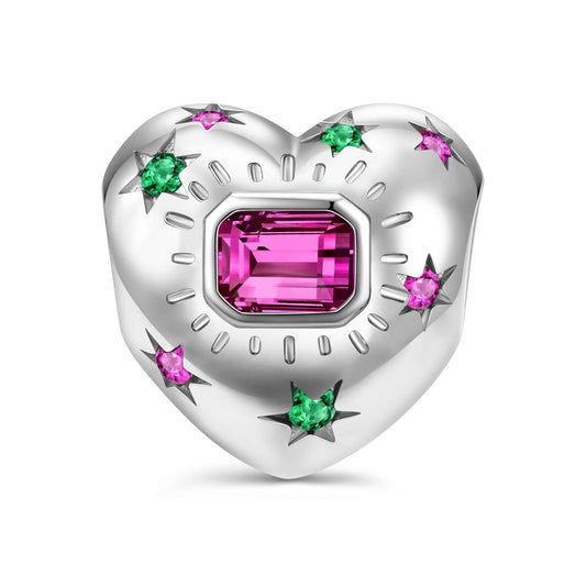 gona- Holiday Glow Tarnish-resistant Silver Charms In White Gold Plated