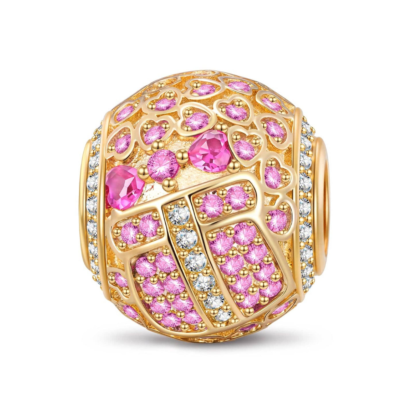 Magic Gift Tarnish-resistant Silver Charms In 14K Gold Plated