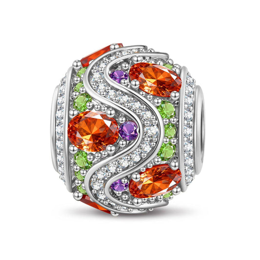 gona- Rainbow Candy Tarnish-resistant Silver Charms In White Gold Plated