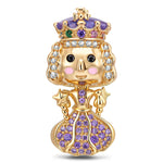 The Queen's Feast Tarnish-resistant Silver Charms With Enamel In 14K Gold Plated
