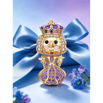 The Queen's Feast Tarnish-resistant Silver Charms With Enamel In 14K Gold Plated