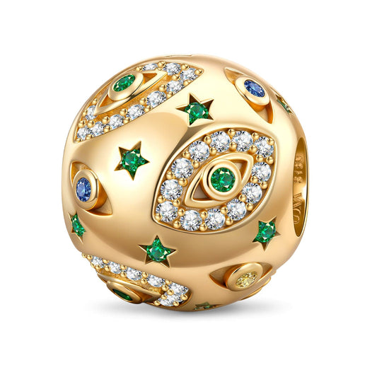 gona- Mystic Protection Tarnish-resistant Silver Charms In 14K Gold Plated