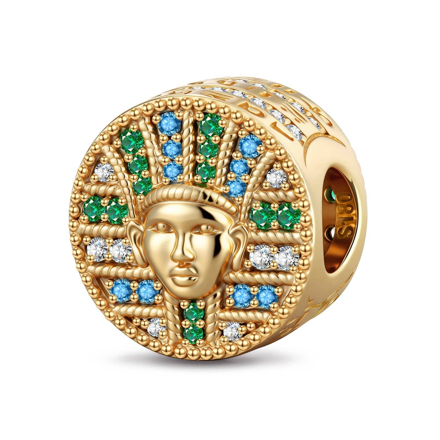 Divine Protectors Tarnish-resistant Silver Charms In 14K Gold Plated