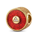 Celestial Balance Tarnish-resistant Silver Charms In 14K Gold Plated