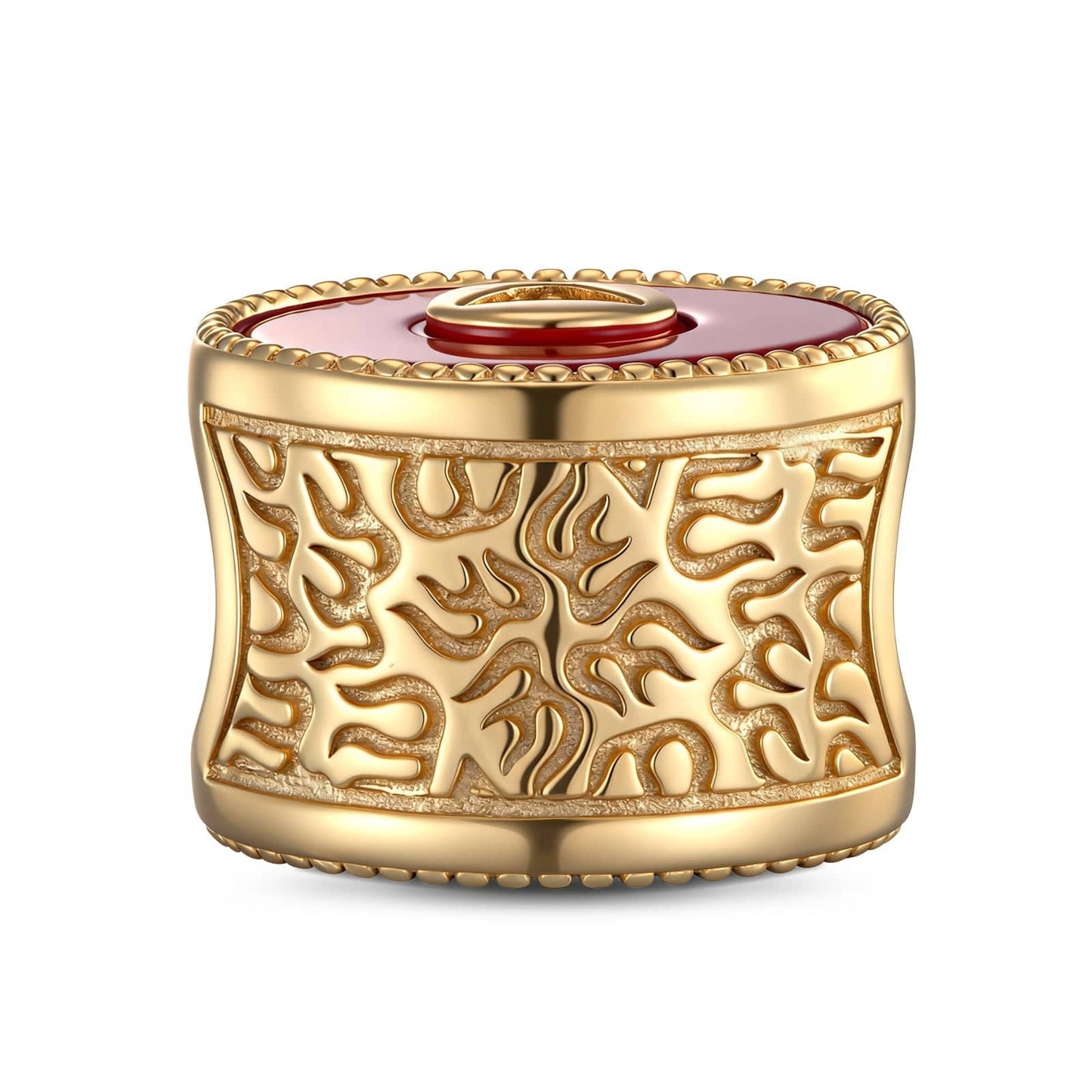 Celestial Balance Tarnish-resistant Silver Charms In 14K Gold Plated