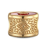 Celestial Balance Tarnish-resistant Silver Charms In 14K Gold Plated