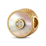 Cosmic Serenity Tarnish-resistant Silver Charms In 14K Gold Plated