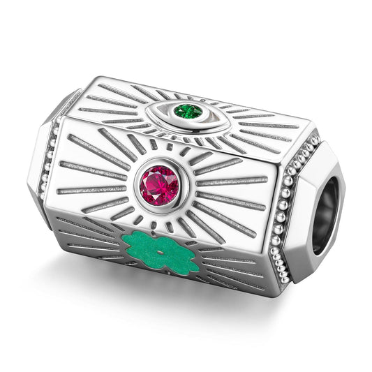 gona- Ephemeral Glimmers Tarnish-resistant Silver Charms In White Gold Plated