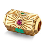 Ephemeral Glimmers Tarnish-resistant Silver Charms In 14K Gold Plated