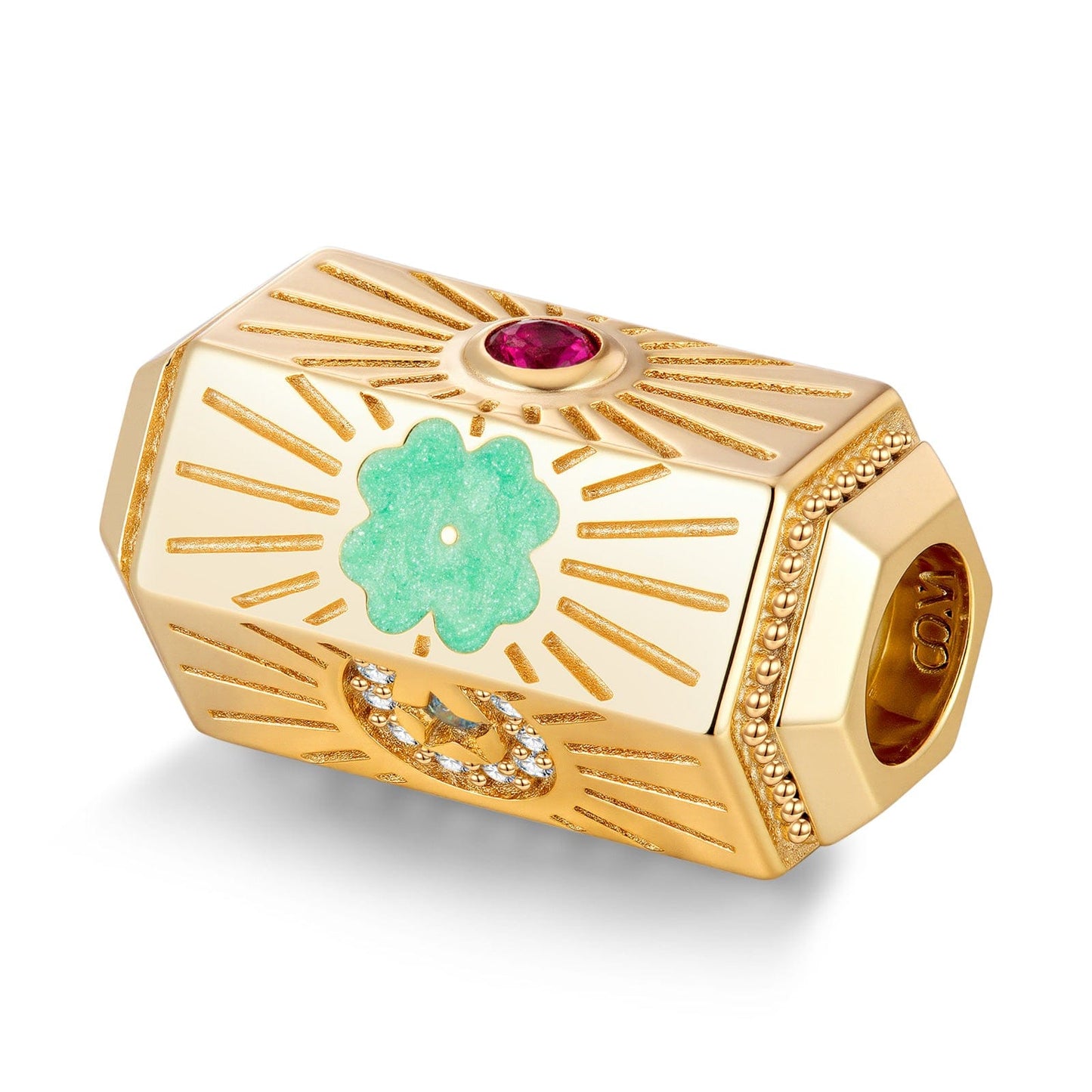 Ephemeral Glimmers Tarnish-resistant Silver Charms In 14K Gold Plated