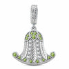 Ancient Crests Tarnish-resistant Silver Dangle Charms In White Gold Plated