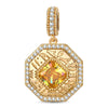 Helios Guardian Tarnish-resistant Silver Dangle Charms In 14K Gold Plated