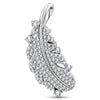 Whispers of Love Tarnish-resistant Silver Dangle Charms In White Gold Plated