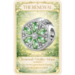 Garden Grace Tarnish-resistant Silver Charms In White Gold Plated