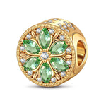 Garden Grace Tarnish-resistant Silver Charms In 14K Gold Plated