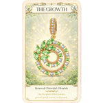 Floral Harmony Tarnish-resistant Silver Dangle Charms In 14K Gold Plated