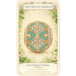 Blossom Filigree Glow Tarnish-resistant Silver Charms In 14K Gold Plated