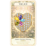 Love Heart Kaleidoscope Tarnish-resistant Silver Charms In 14K Gold Plated