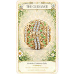 Verdant Serenade Flower Tarnish-resistant Silver Charms In 14K Gold Plated