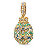 Easter Serenade Tarnish-resistant Silver Dangle Charms In 14K Gold Plated