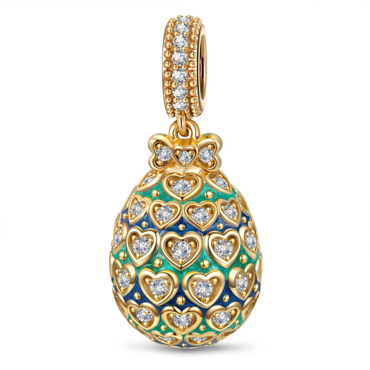 gona- Easter Serenade Tarnish-resistant Silver Dangle Charms In 14K Gold Plated