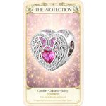 Celestial Wing Tarnish-resistant Silver Charms In White Gold Plated