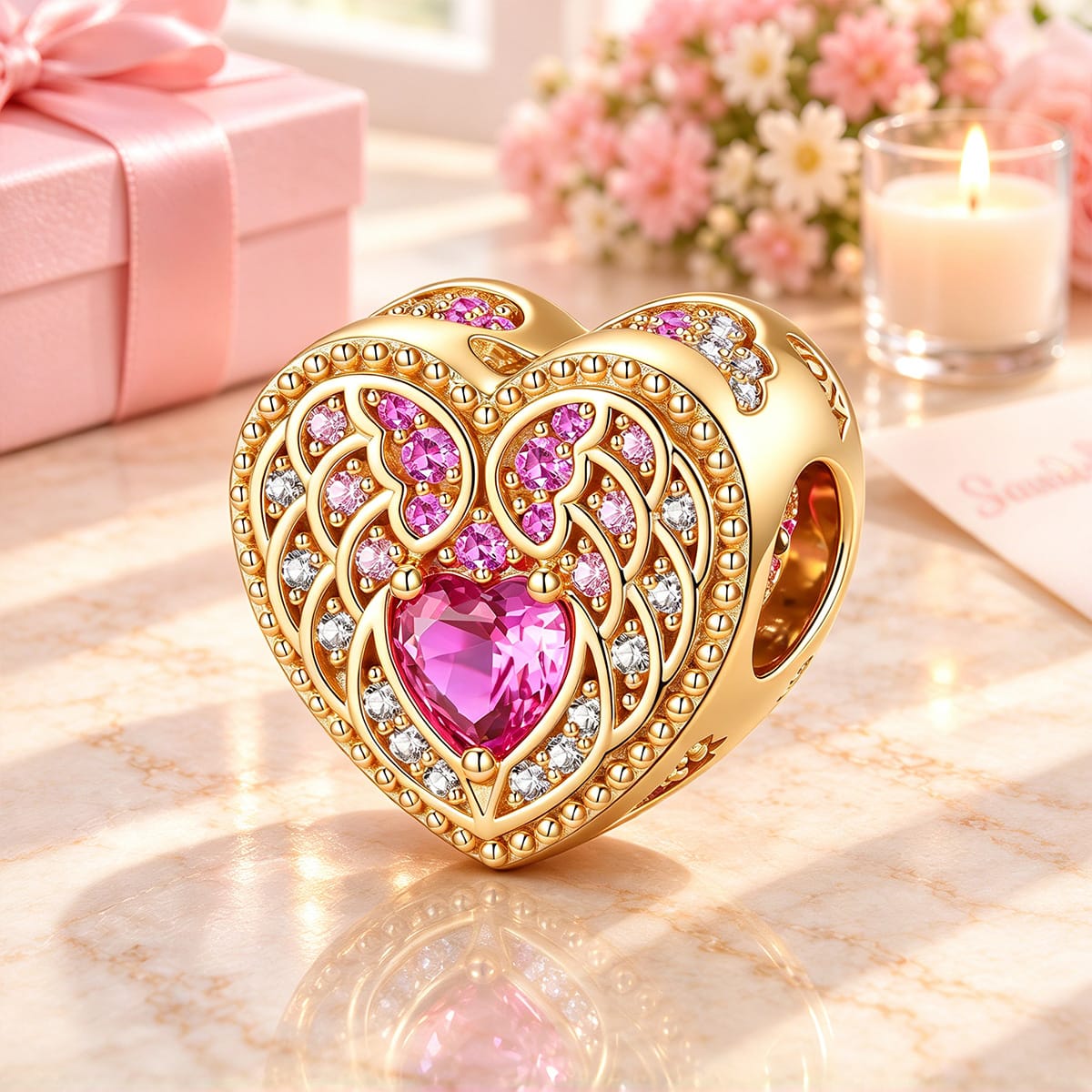 Butterfly Devotion Tarnish-resistant Silver Charms In 14K Gold Plated