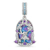 PavÃ© Enamel Rabbit Tarnish-Resistant Silver Charm In White Gold Plated