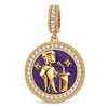 ENTP MBTI Personality Tarnish-Resistant Silver Dangle Charm With Enamel In 14K Gold Plated