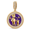 ENTP MBTI Personality Tarnish-Resistant Silver Dangle Charm With Enamel In 14K Gold Plated